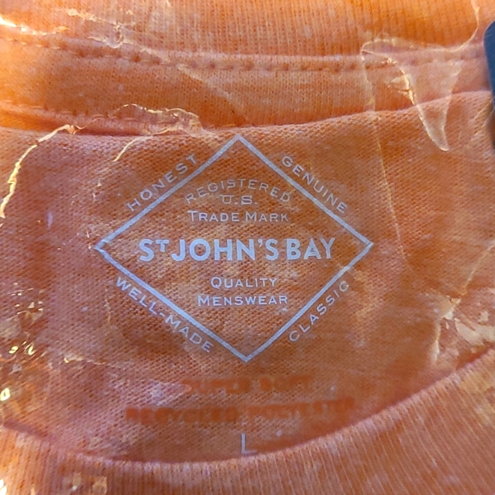 BRAND NEW in the bag with tags Men's Large T Shirt Salmon Color